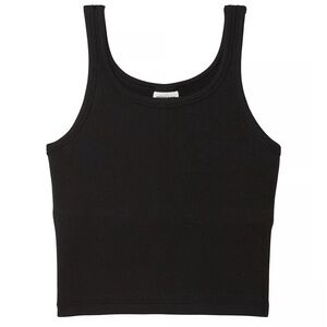 PINK Rib Crop Tank Top